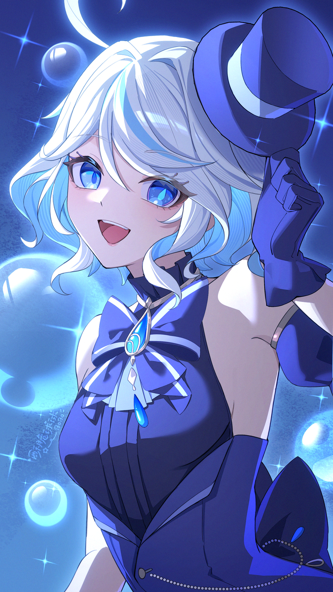 This is a pixiv picture whose title is day89 芙宁娜.
