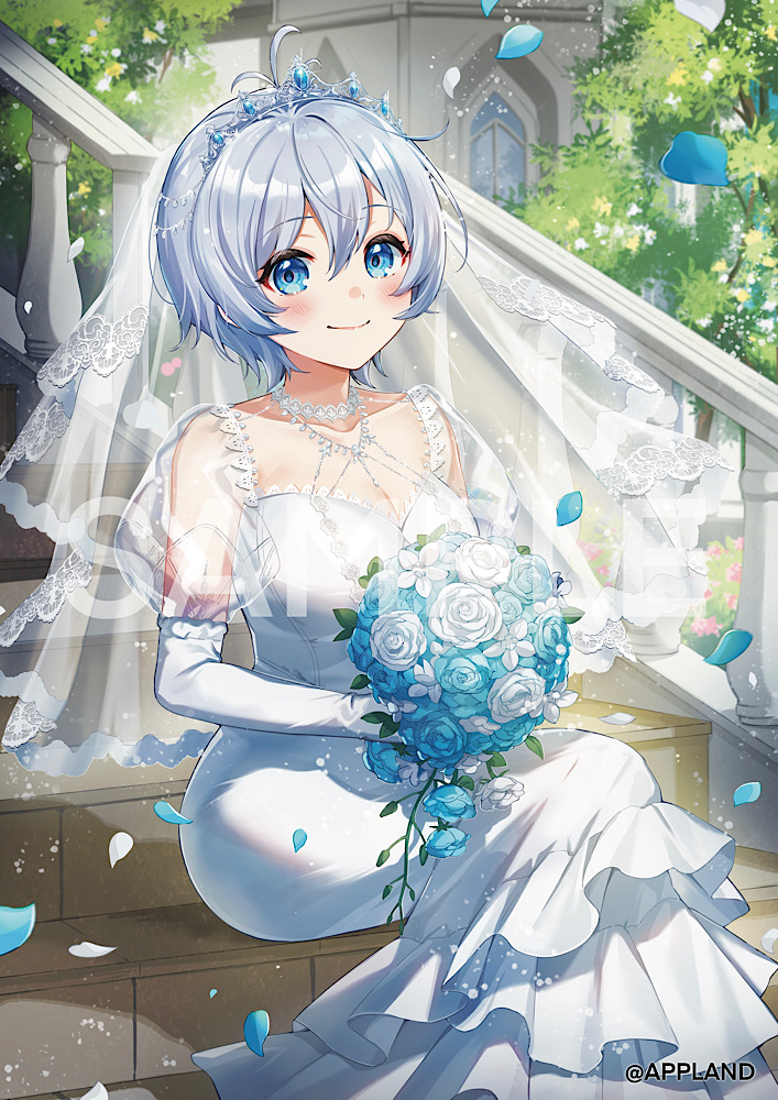 This is a pixiv picture whose title is ジューンブライド🤍.