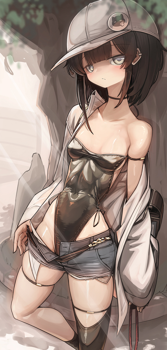 This is a pixiv picture whose title is 日陰.
