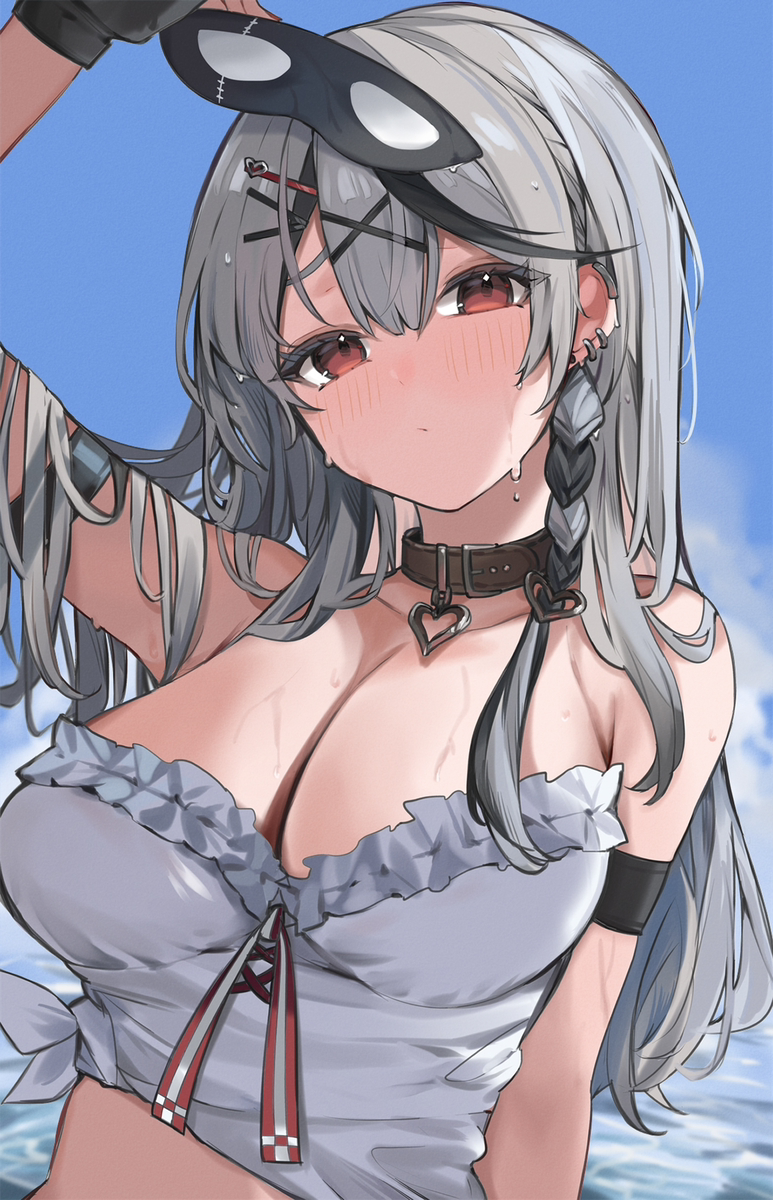 This is a pixiv picture whose title is 沙花叉クロヱ.