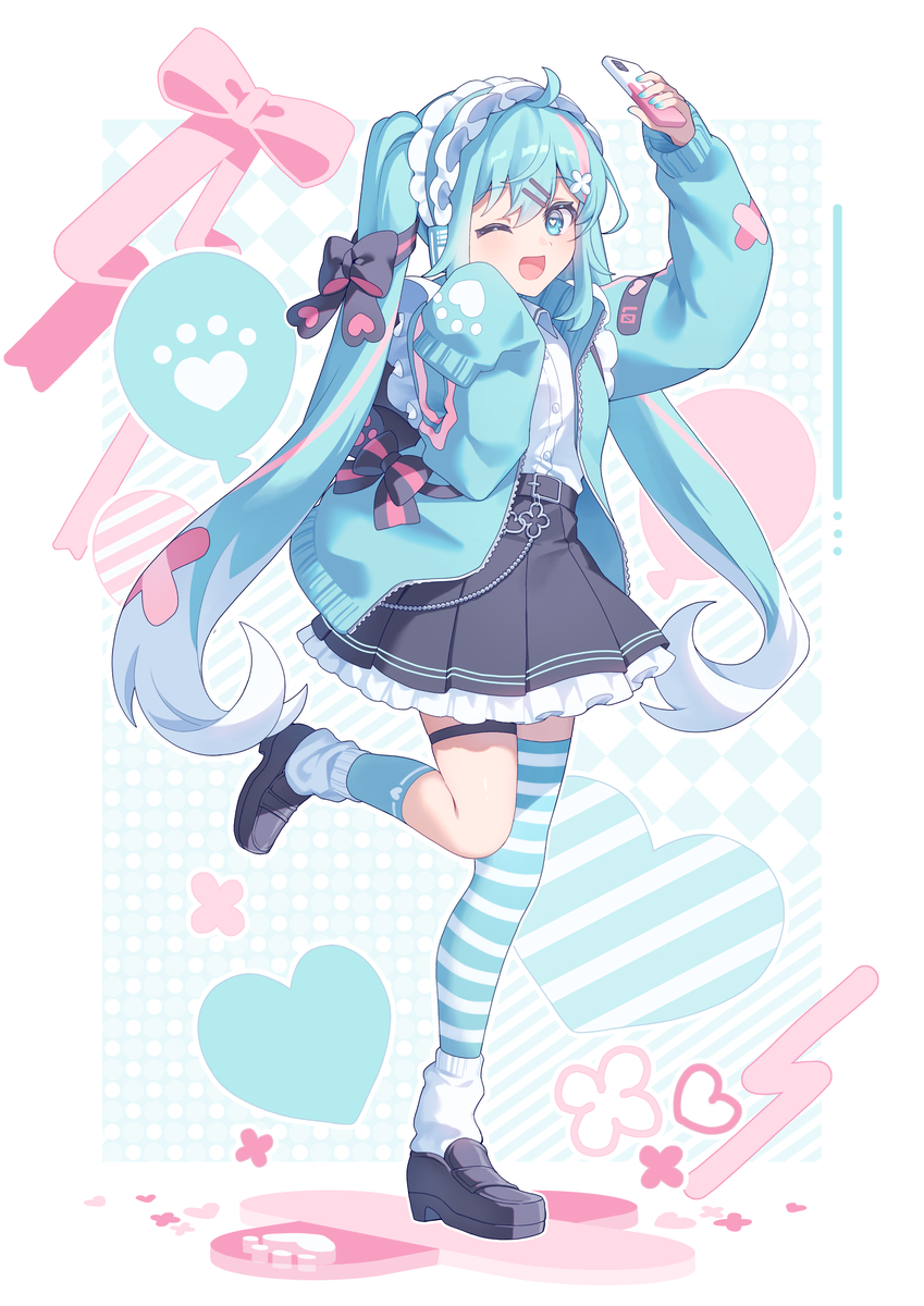 This is a pixiv picture whose title is さぶかるきゅーと🩷🩵.