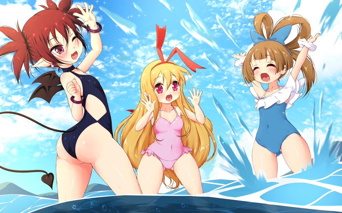 This is a pixiv picture whose title is Devilish Vacation.