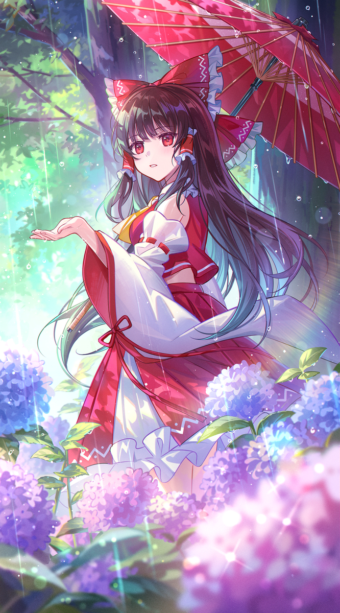This is a pixiv picture whose title is 天気雨.