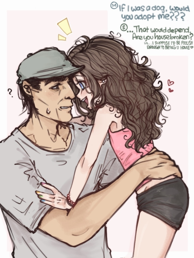This is a pixiv picture whose title is puppy thoughts.