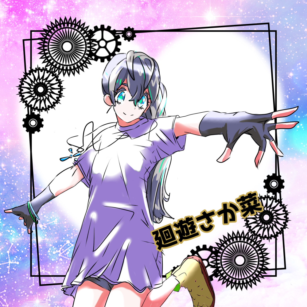 This is a pixiv picture whose title is 千葉県2位がオリキャラを描いてみた.