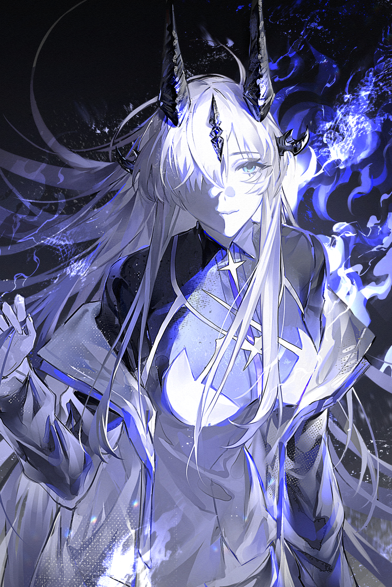 This is a pixiv picture whose title is 死芒.