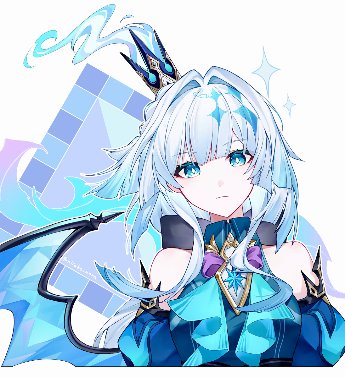 This is a pixiv picture whose title is ケリュドラ️🩵.