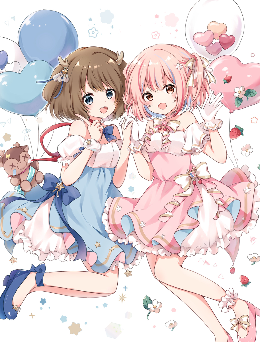 This is a pixiv picture whose title is skeb🦌🍓.