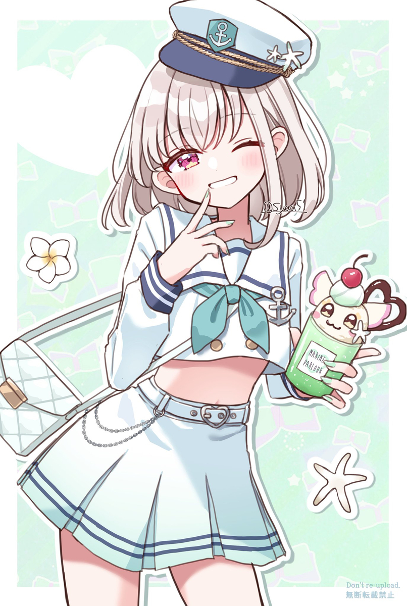 This is a pixiv picture whose title is summerズキュちゃん.