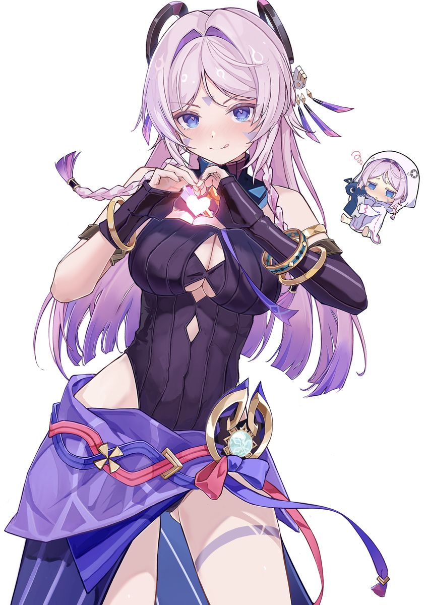 This is a pixiv picture whose title is 💜.