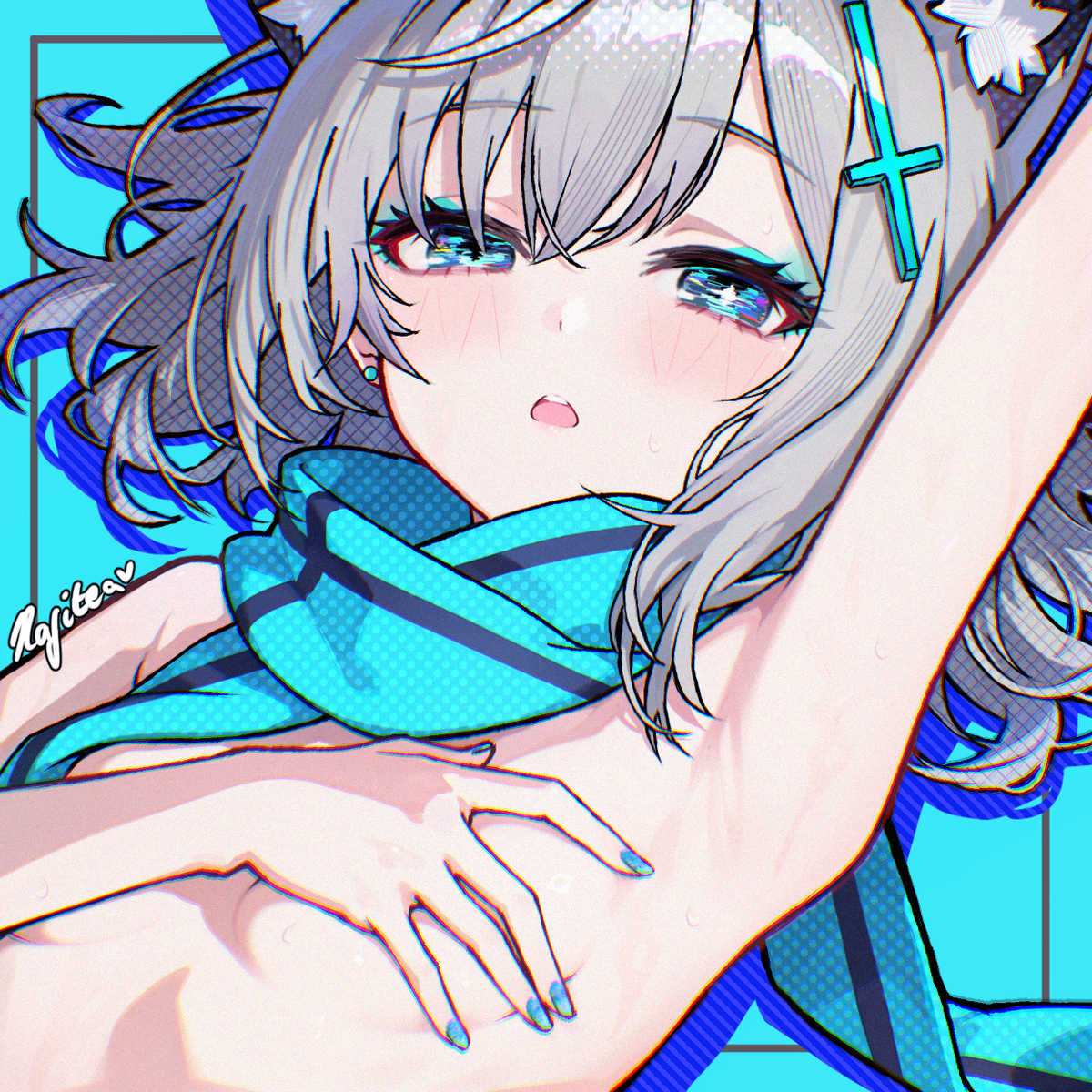 This is a pixiv picture whose title is shiroko.