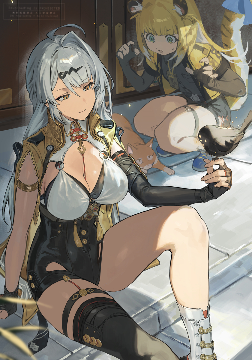 This is a pixiv picture whose title is 🐦‍⬛.