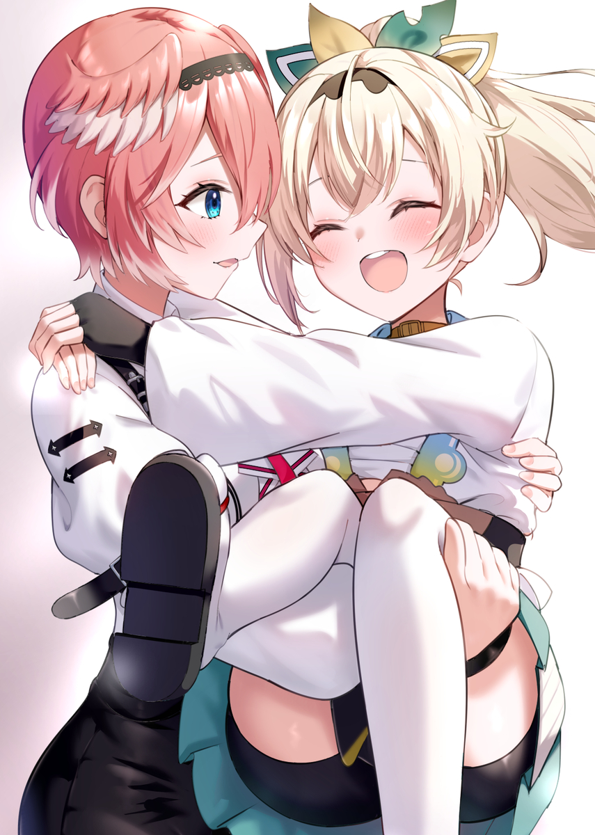 This is a pixiv picture whose title is ルイ姉抱っこ～！.