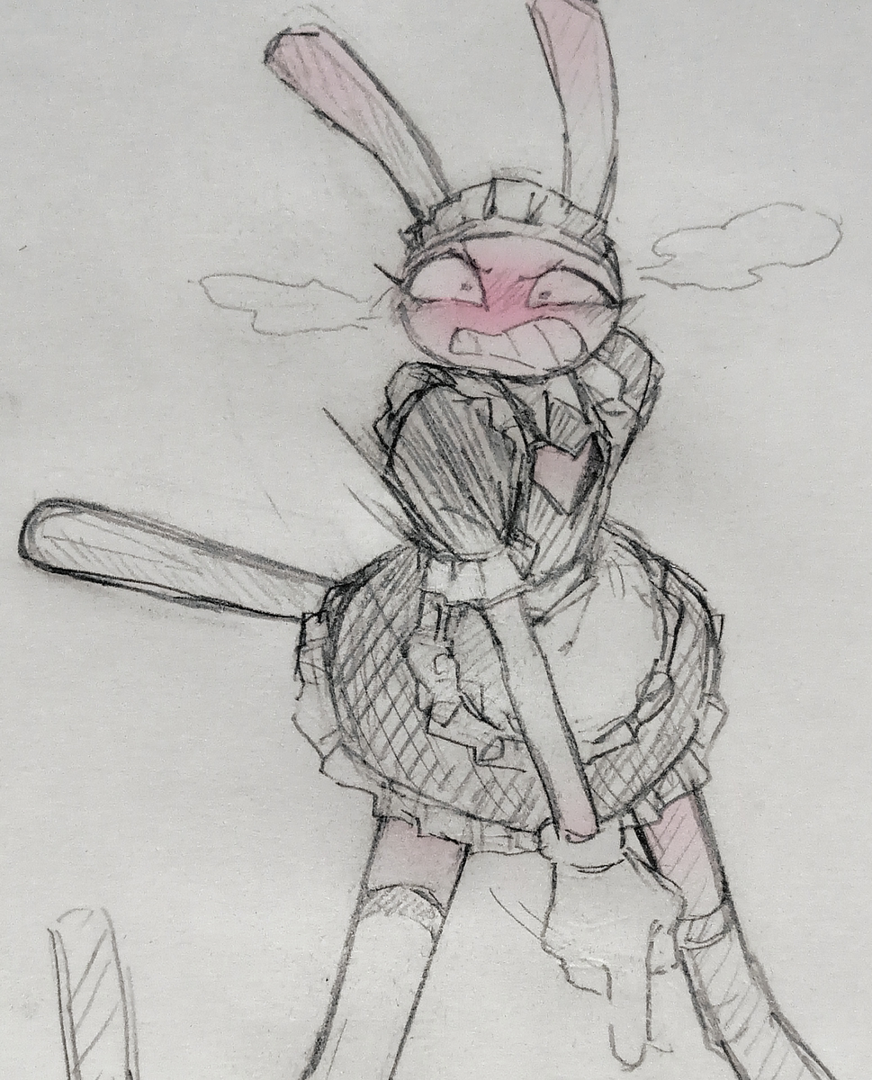 This is a pixiv picture whose title is メイドジャックス.