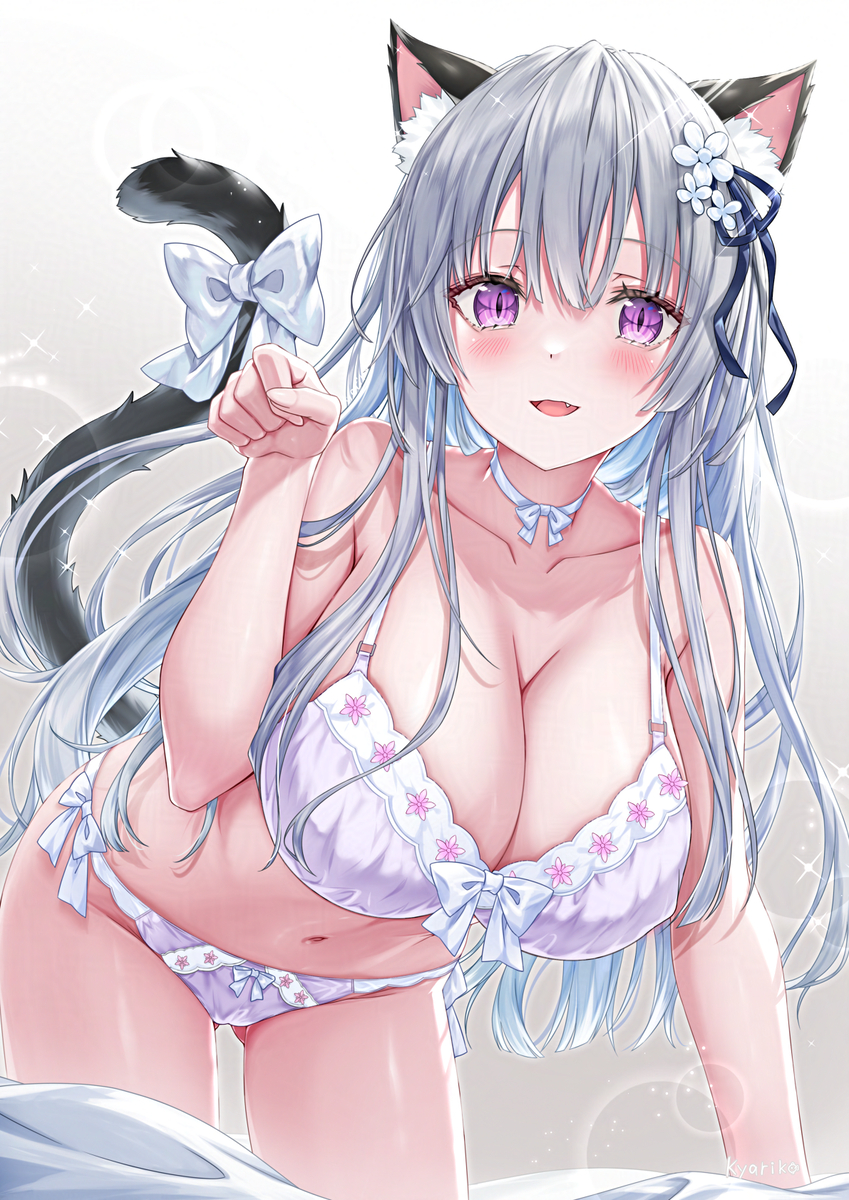 This is a pixiv picture whose title is ねこ.