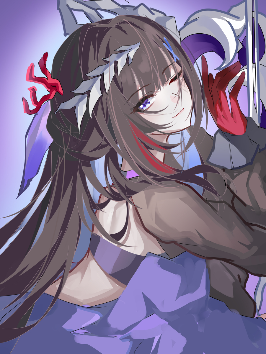 This is a pixiv picture whose title is 海素音.