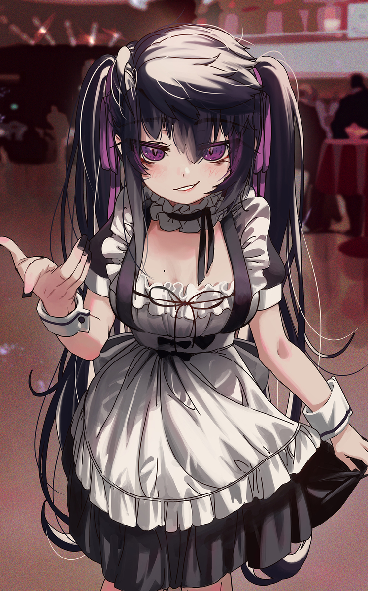 This is a pixiv picture whose title is 「メイドシリーズ」[1].