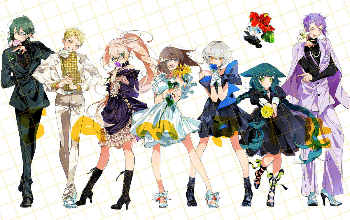 This is a pixiv picture whose title is イベント用描きおろしガッチャマンクラウズ.