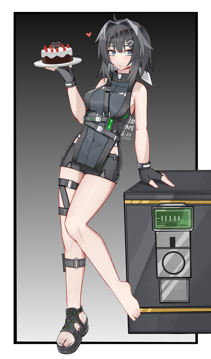 This is a pixiv picture whose title is 太好了，是羽毛笔，她给博士带来了最喜欢的.......