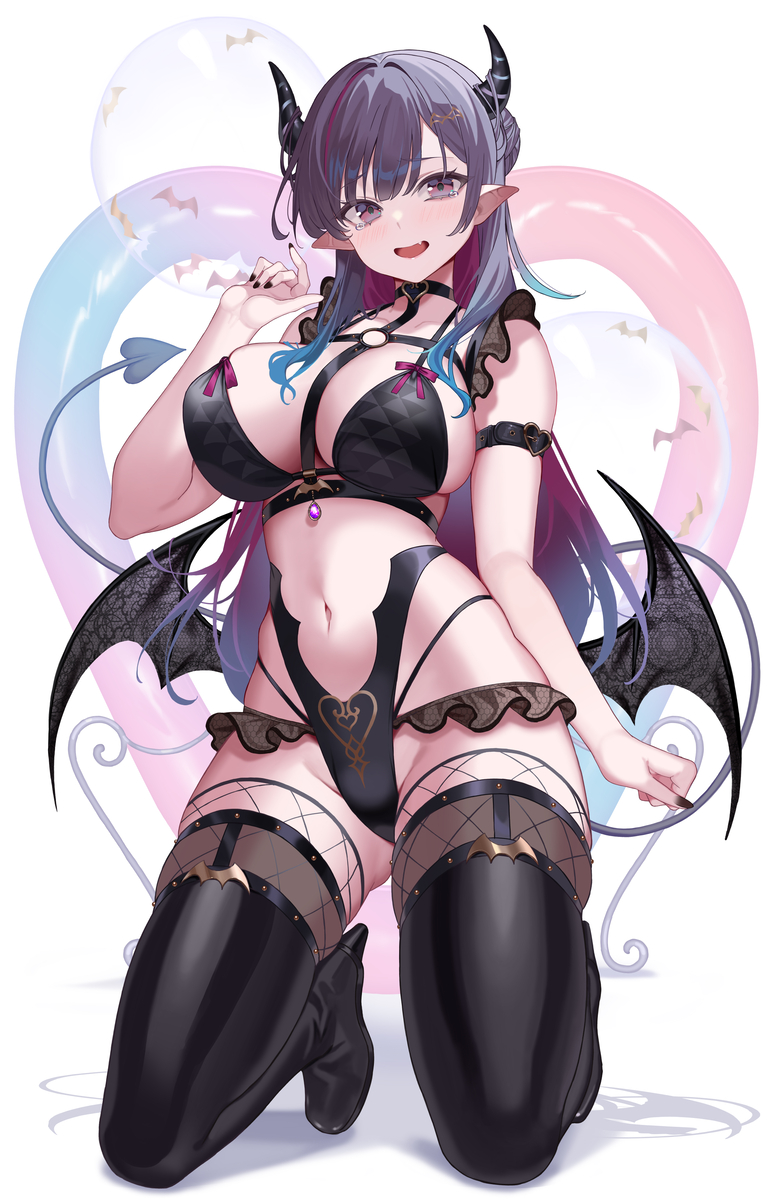 This is a pixiv picture whose title is サキュバスちゃん.