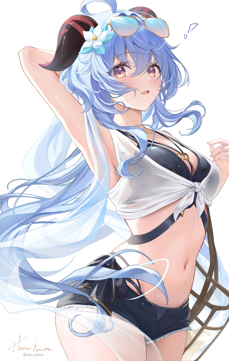 This is a pixiv picture whose title is Ganyu's Summer!.