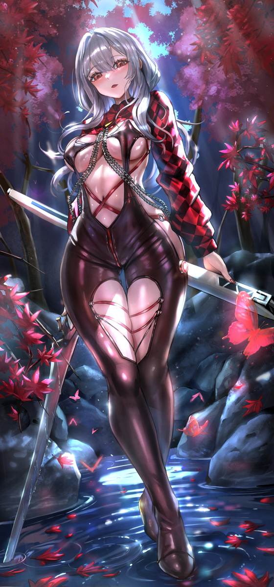 This is a pixiv picture whose title is 紅蓮.