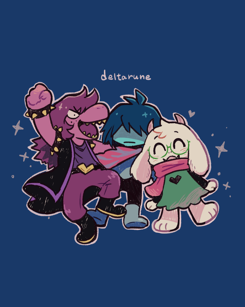 This is a pixiv picture whose title is deltarune絵まとめ.