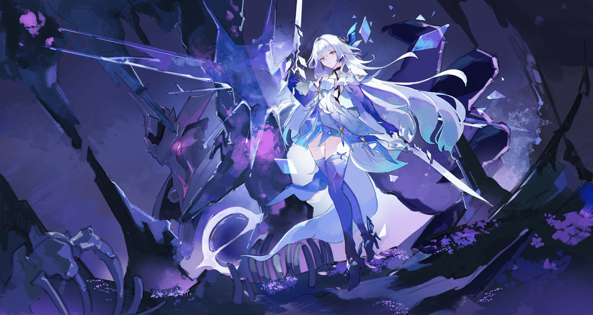 This is a pixiv picture whose title is Skirk.