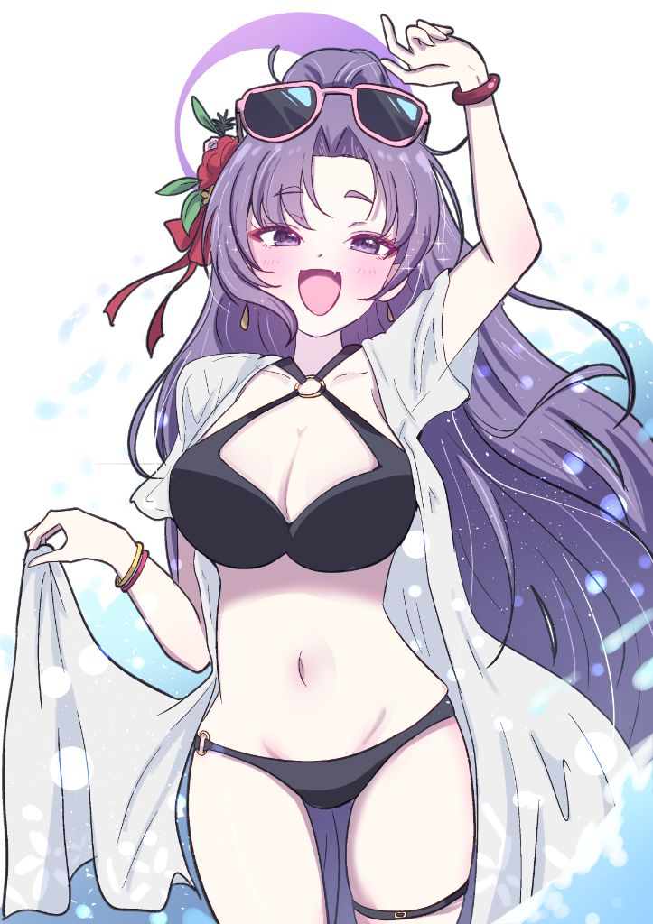 This is a pixiv picture whose title is ユカリ（水着）.