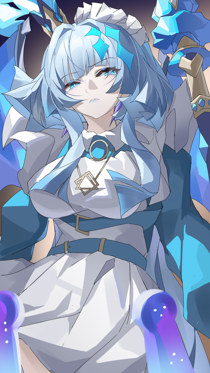 This is a pixiv picture whose title is 刻律德菈女王.