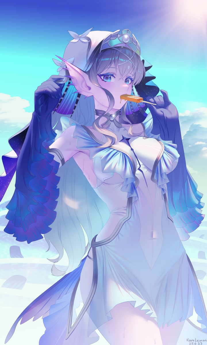 This is a pixiv picture whose title is 守岸人露露.