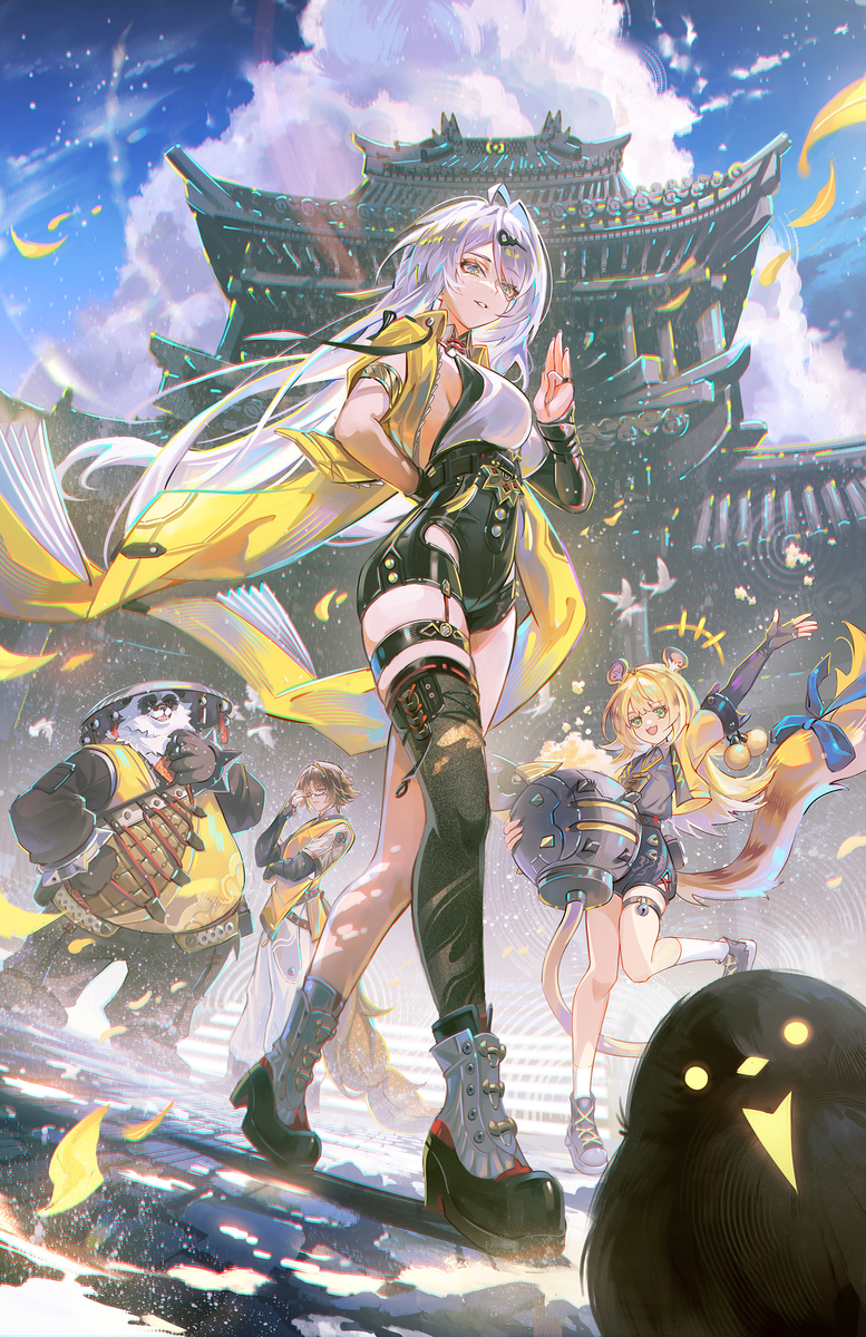 This is a pixiv picture whose title is Yunkui Summit.
