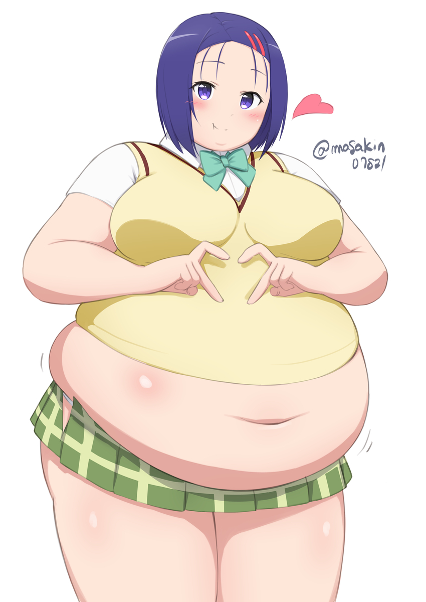 This is a pixiv picture whose title is ぽっちゃり西連寺春菜.