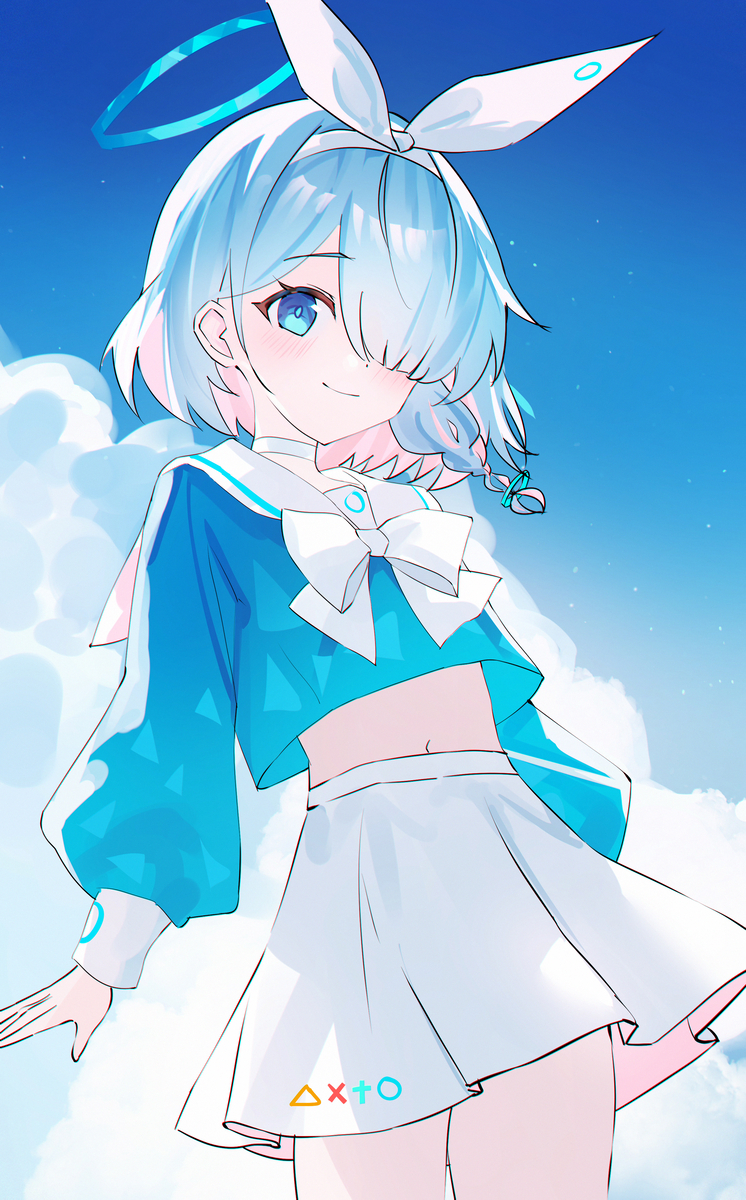 This is a pixiv picture whose title is 83 アロナ.