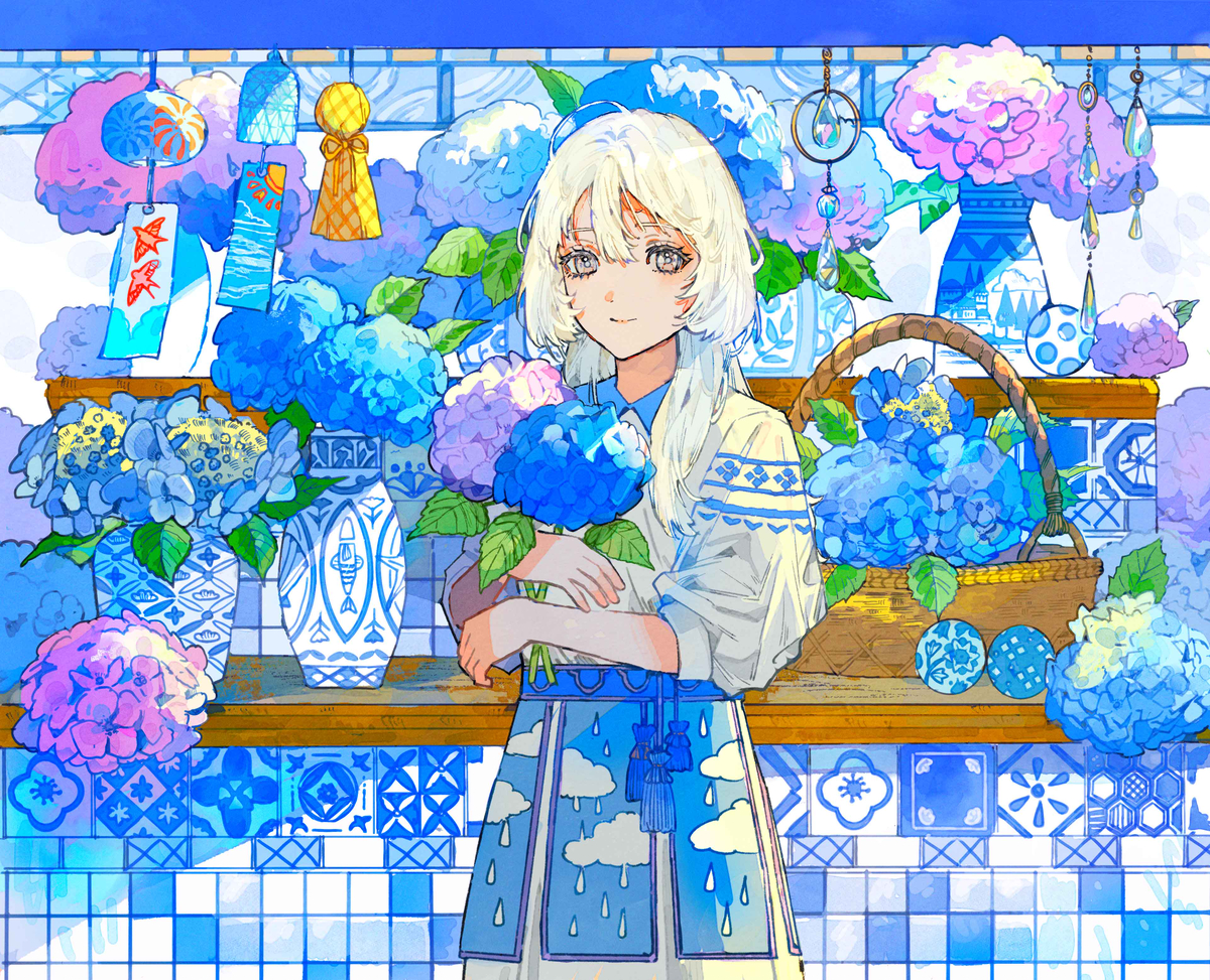 This is a pixiv picture whose title is 君は何色.