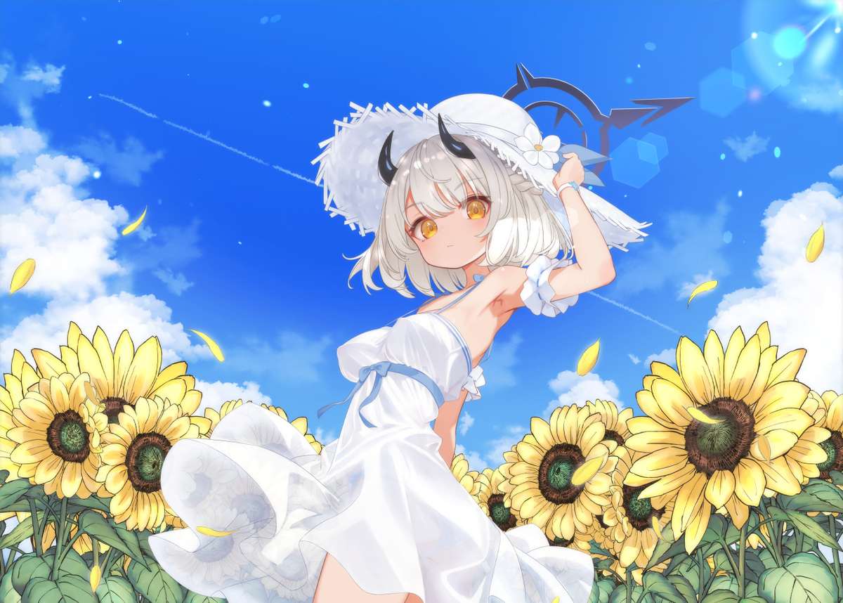 This is a pixiv picture whose title is 夏の雰囲気.