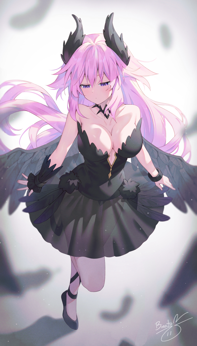 This is a pixiv picture whose title is Dark Angel Ballerina🪽.
