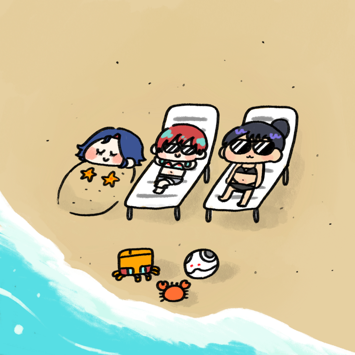 This is a pixiv picture whose title is GQuuuuuuX ツイログvol.12.