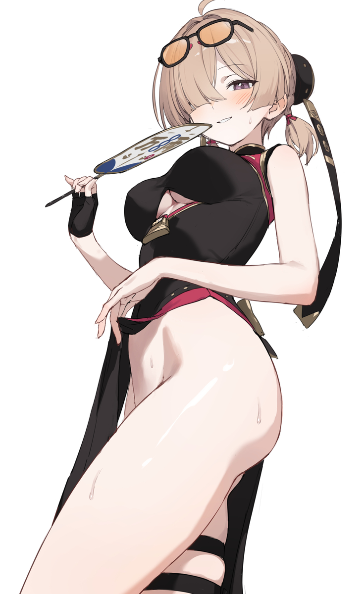 This is a pixiv picture whose title is 紅豆.
