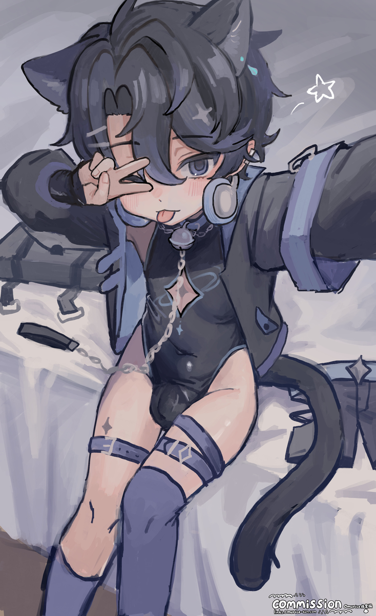 This is a pixiv picture whose title is ✌️Selfie 自拍.