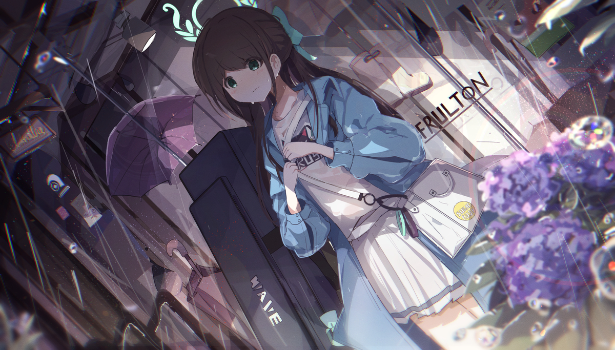This is a pixiv picture whose title is 栗花落(つゆり).
