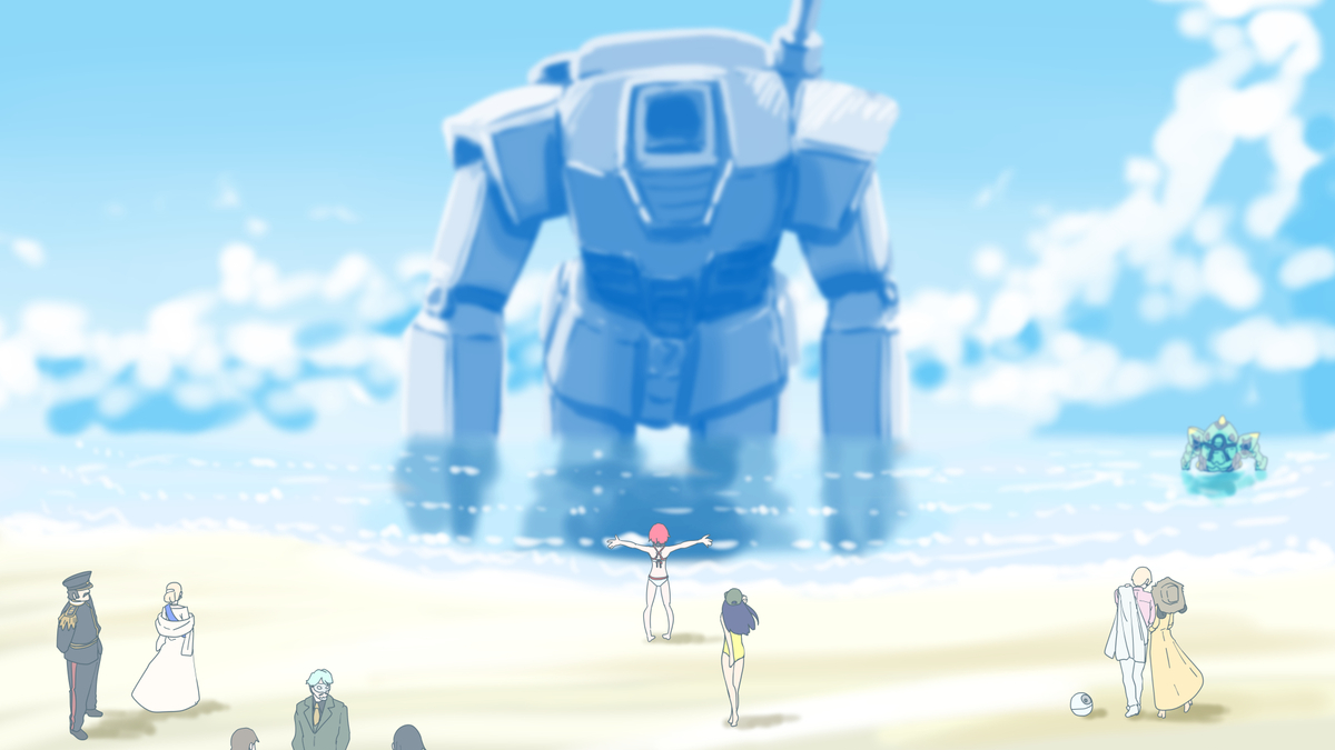 This is a pixiv picture whose title is ジークアクス最終回.