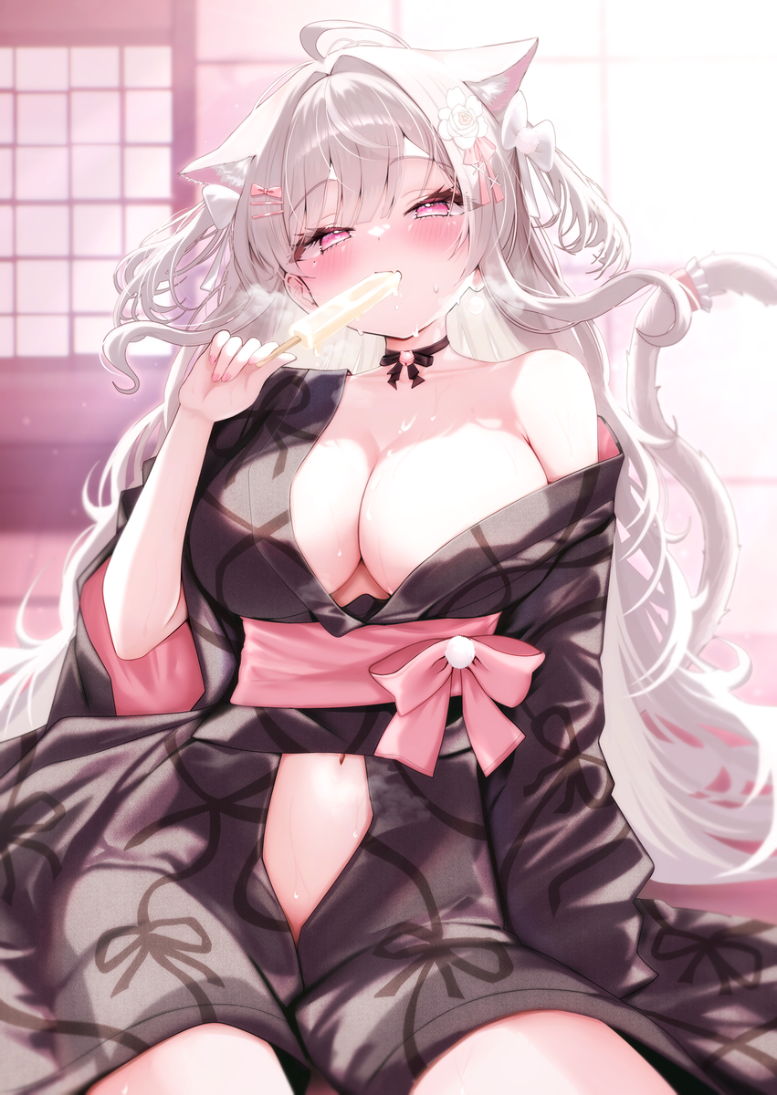 This is a pixiv picture whose title is 🤍.
