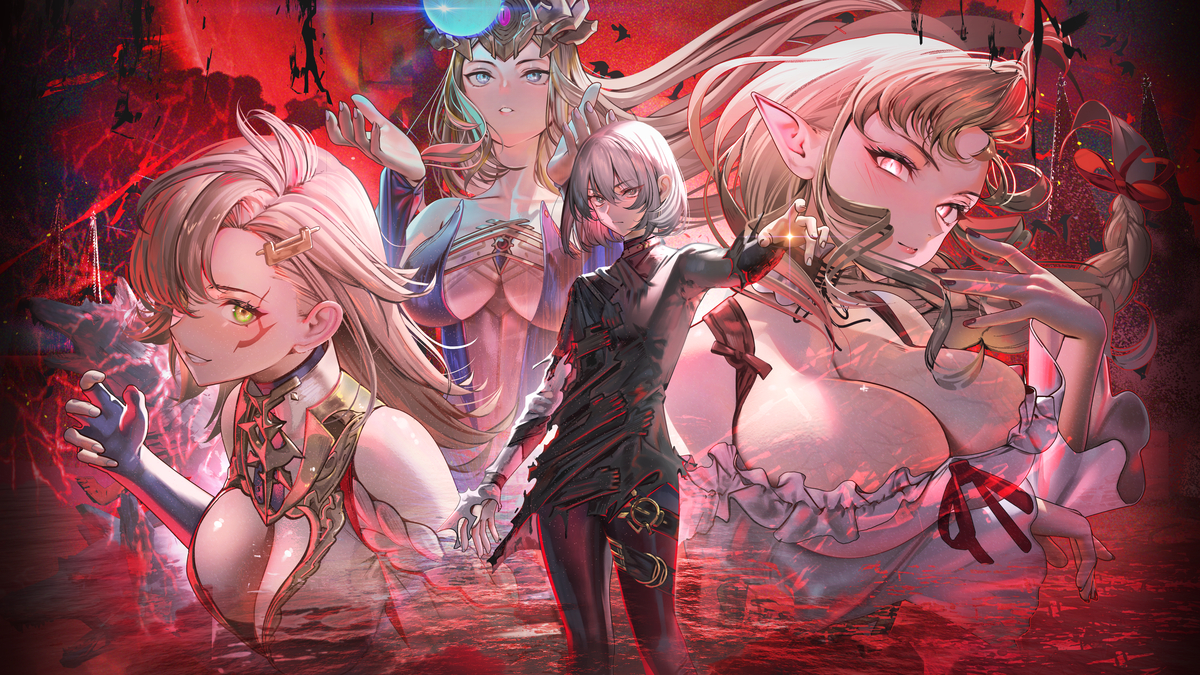 This is a pixiv picture whose title is シルバー・アンド・ブラッド.