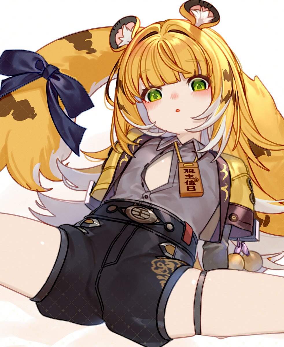 This is a pixiv picture whose title is 🐯.