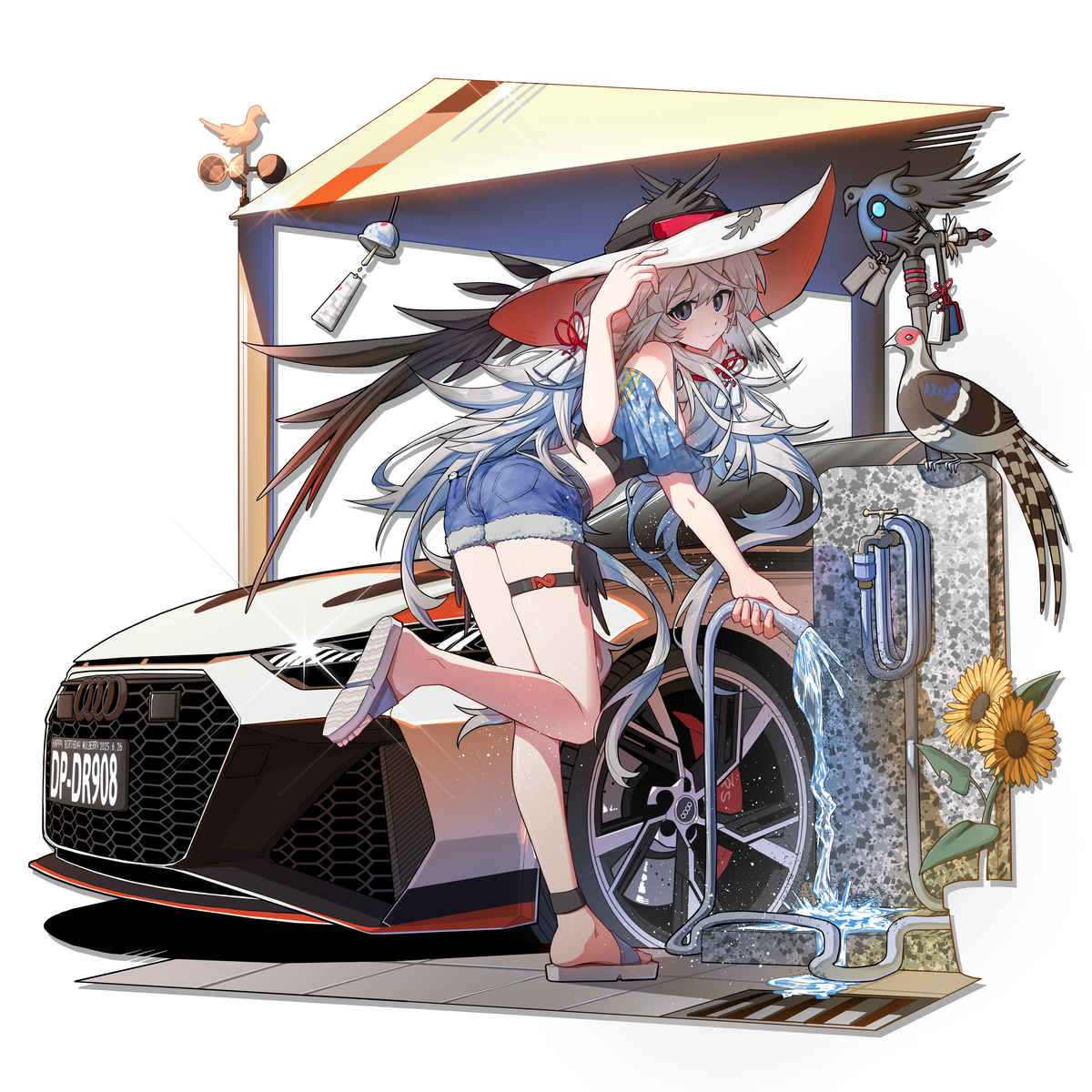 This is a pixiv picture whose title is 桑葚生日贺图.