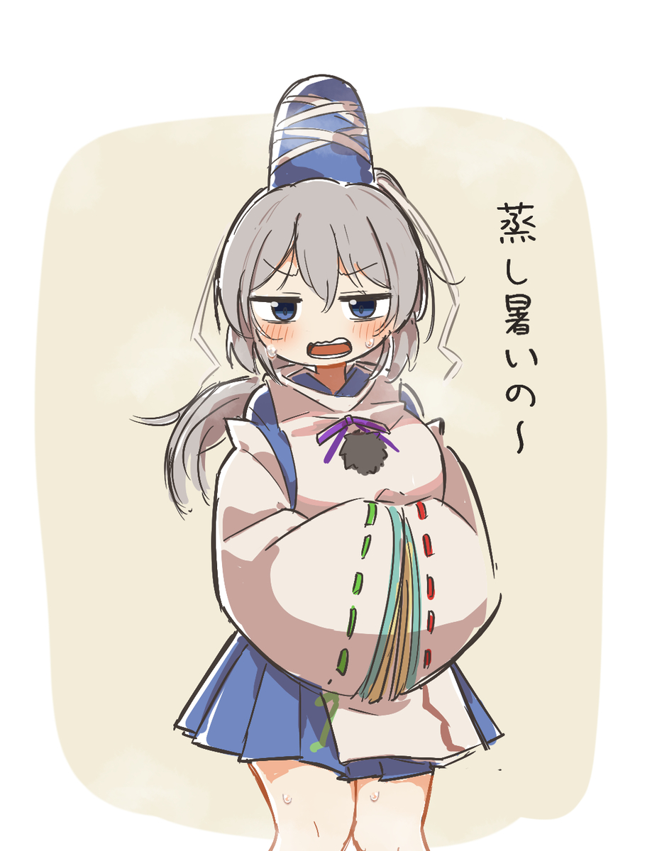 This is a pixiv picture whose title is 蒸し暑い.