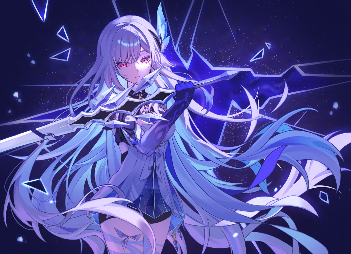 This is a pixiv picture whose title is 스커크.