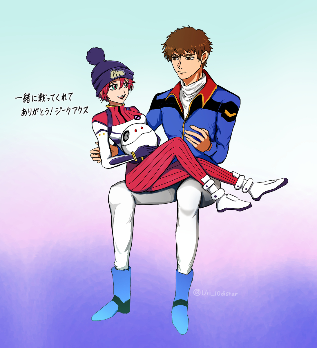 This is a pixiv picture whose title is ジークアクスお疲れ様でした.