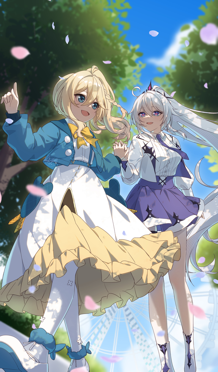 This is a pixiv picture whose title is Day85 Durandal x Kiana.